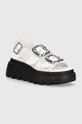 Steve Madden sandale de piele Transporter platformă alb SM11003060.16Y