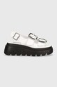 Steve Madden sandale de piele Transporter SM11003060.16Y alb SS24