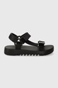 Melissa sandale MELISSA FLOWING PAPETE AD sintetic negru M.33908.AP407