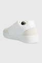 Obuv Kožené tenisky Tommy Hilfiger COURT SNEAKER MONOGRAM FW0FW07812 biela