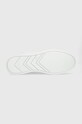 Kožené tenisky Tommy Hilfiger COURT SNEAKER MONOGRAM FW0FW07812 biela