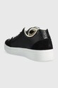 Обувь Кожаные кроссовки Tommy Hilfiger COURT SNEAKER MONOGRAM FW0FW07812 чёрный