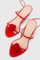 Alohas sandale de piele Kendra S100280.01 rosu