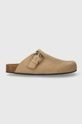 Alohas ciabatte slide in camoscio Travis beige