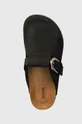 čierna Nubukové papuče Alohas Travis