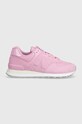 New Balance sneakers 574 piele întoarsă roz WL5742BB