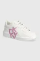 λευκό Δερμάτινα αθλητικά παπούτσια Dkny Keira Γυναικεία