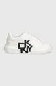 Δερμάτινα αθλητικά παπούτσια Dkny Keira λευκό