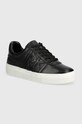 Dkny bőr sportcipő Jennifer lapos fekete K1427962.BLK