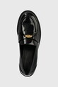 Кожаные мокасины Dkny PENNY чёрный K1434520.BLK