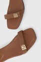 Obuwie Dkny sandały skórzane Ella K1480996.BRN brązowy