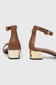 Dkny sandały skórzane Ella brązowy K1480996.BRN