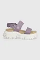 Timberland sandali in pelle Adley Way Sandal violetto