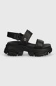 Δερμάτινα σανδάλια Timberland Adley Way Sandal TB0A5URZ0151 μαύρο SS24
