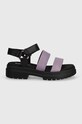 Timberland sandały skórzane London Vibe TB0A63GGEAJ1 fioletowy SS24
