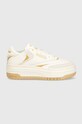 Reebok Classic sneakersy skórzane Club C 100074265 beżowy SS24