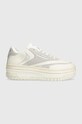 Reebok Classic sneakersy skórzane CLUB C niska beżowy 100074260