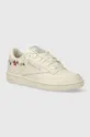 beżowy Reebok Classic sneakersy skórzane Club C 85 Damski