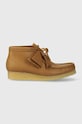 Кожаные туфли Clarks Originals Wallabee Boot 26175840 коричневый SS24
