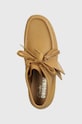 Кожаные туфли Clarks Originals Wallabee Boot коричневый 26175840
