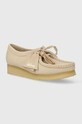 Кожаные туфли Clarks Originals Wallabee венский бежевый 26175773