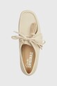 Кожаные туфли Clarks Originals Wallabee бежевый 26175773