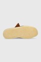 Мокасини от набук Clarks Originals Wallabee Cup 26176566 кафяв