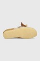 Μοκασίνια σουέτ Clarks Originals Wallabee 26176524 καφέ