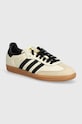 adidas Originals sneakersy skórzane Samba OG płaska beżowy ID0478