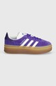 adidas Originals sneakersy zamszowe Gazelle Bold W IE0419 fioletowy SS24