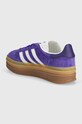 Obuwie adidas Originals sneakersy zamszowe Gazelle Bold W IE0419 fioletowy