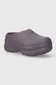 fialová Pantofle adidas Originals Adifom Stan Mule W Dámský