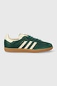 adidas Originals sneakersy skórzane Samba OG W IE0872 zielony SS24