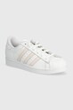 Tenisice adidas Originals Superstar W zrnata koža bijela IE3001