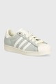 Tenisice od nubuk kože adidas Originals Superstar W nubuk siva IE3038