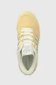 beżowy adidas Originals sneakersy zamszowe Rivalry Low W