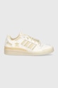 Kožené tenisky adidas Originals Forum Low CL W IG3688 béžová SS24