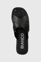 Bianco klapki skórzane BIAJUDY czarny 11201131