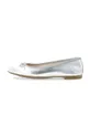 ezüst Bianco bőr balerina cipő BIAMADISON Női