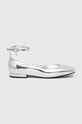 Twinset ballerine argento 241ACT060.00995