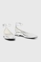 Twinset ballerine 241ACT060.00995 argento SS24