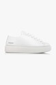 Kožené sneakers boty Vanda Novak Grace platforma bílá Grace.White