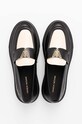 Kožne mokasinke Vanda Novak Kayla crna Kayla.Bic.ivory