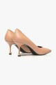 Scarpe Vanda Novak tacchi in pelle Pola Pola.Dark.nude beige