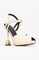 Vanda Novak sandały skórzane Marilyn beżowy Marilyn.Ivory