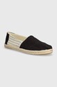 Espadrile Toms Alpargata Rope tekstil crna 10019904