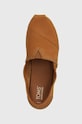 Espadrile od nubuk kože Toms Alpargata smeđa 10020670