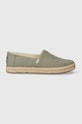 Espadrile Toms Alpargata Rope 2.0 10020859 zelena SS25
