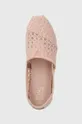 ροζ Πάνινα παπούτσια Toms Alpargata