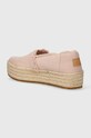 Παπούτσια Εσπαντρίγιες Toms Valencia 10020698 ροζ